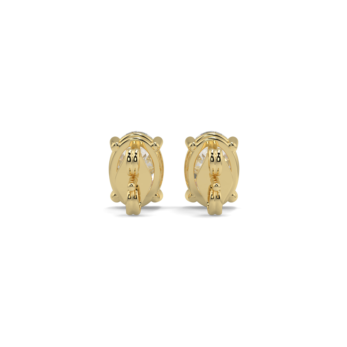 Solitaire Diamond Earrings