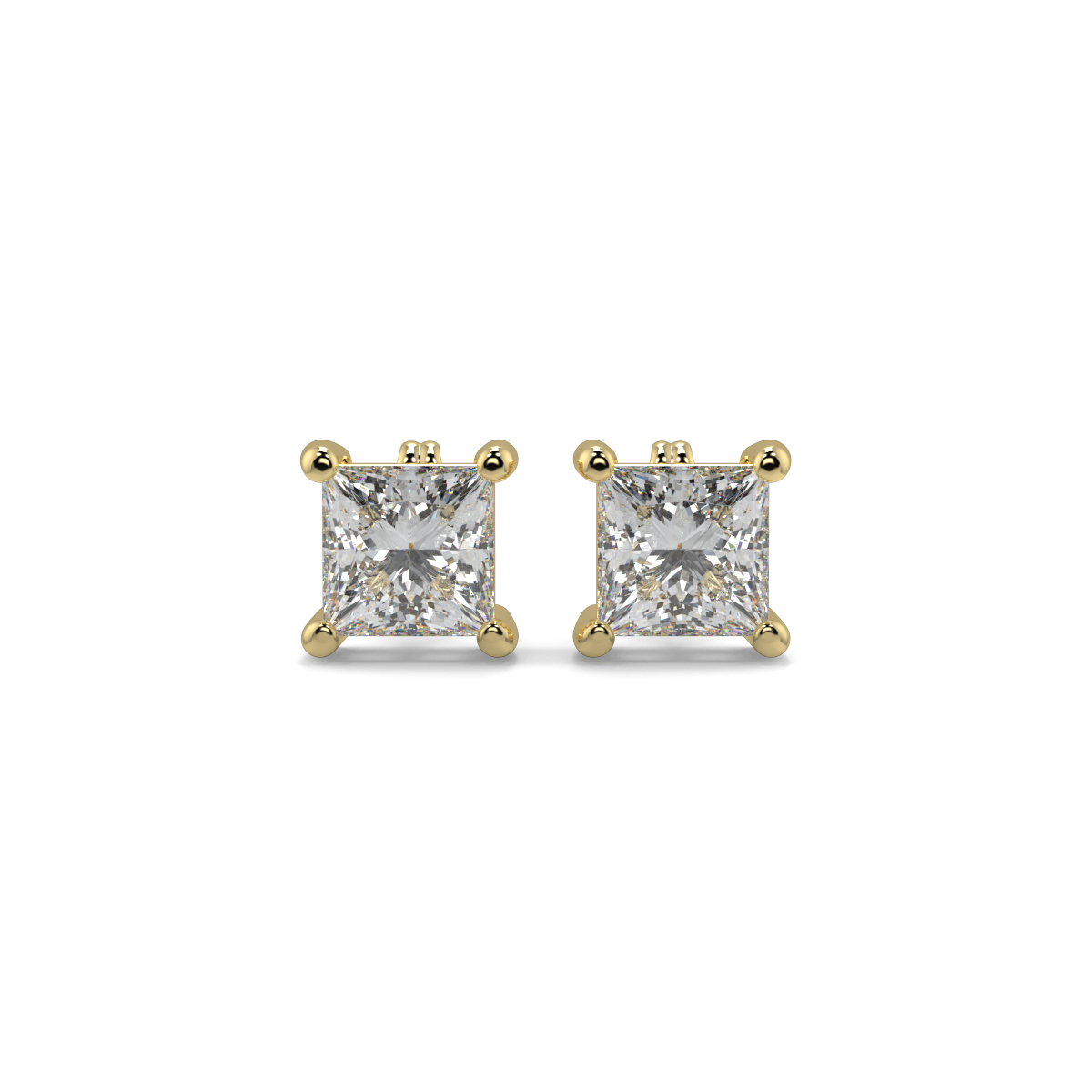 Solitaire Diamond Earrings