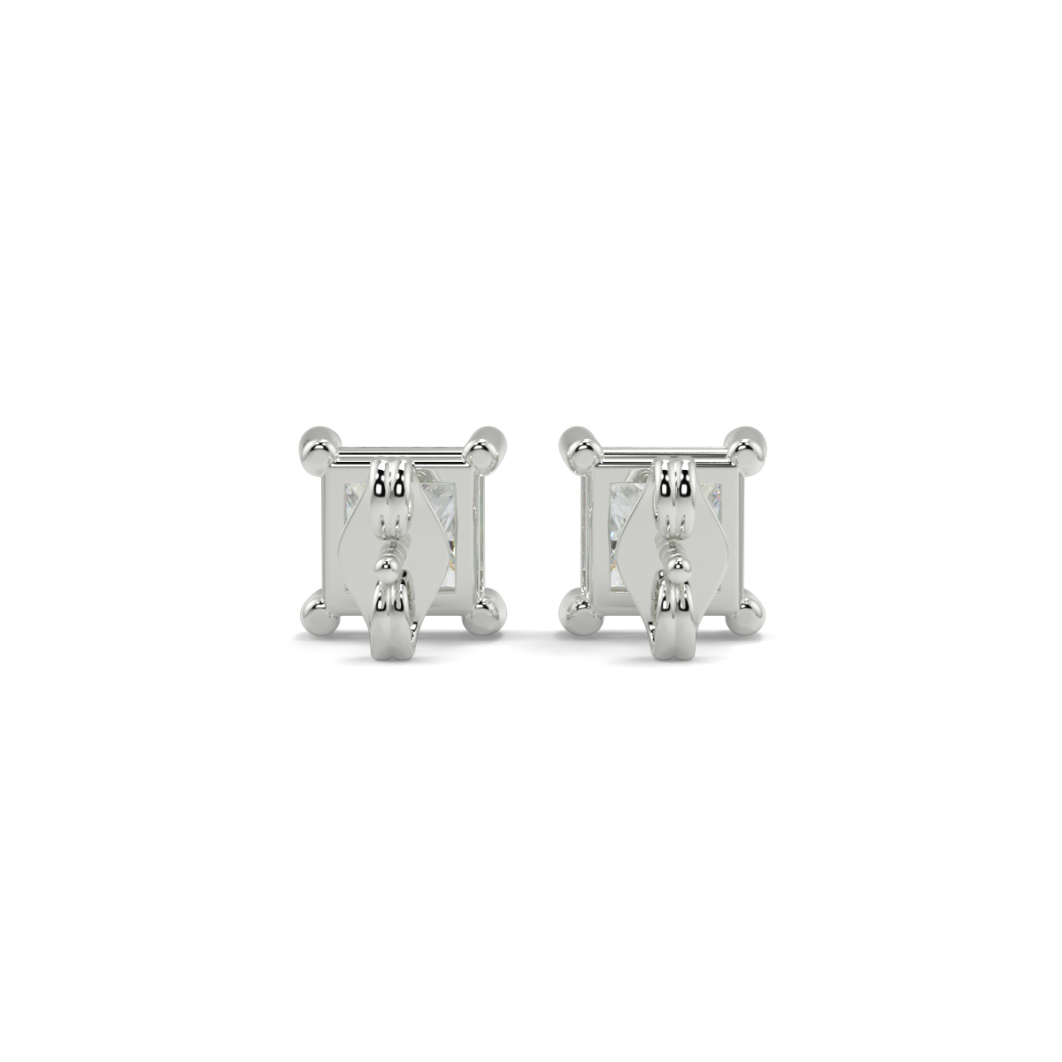 Solitaire Diamond Earrings