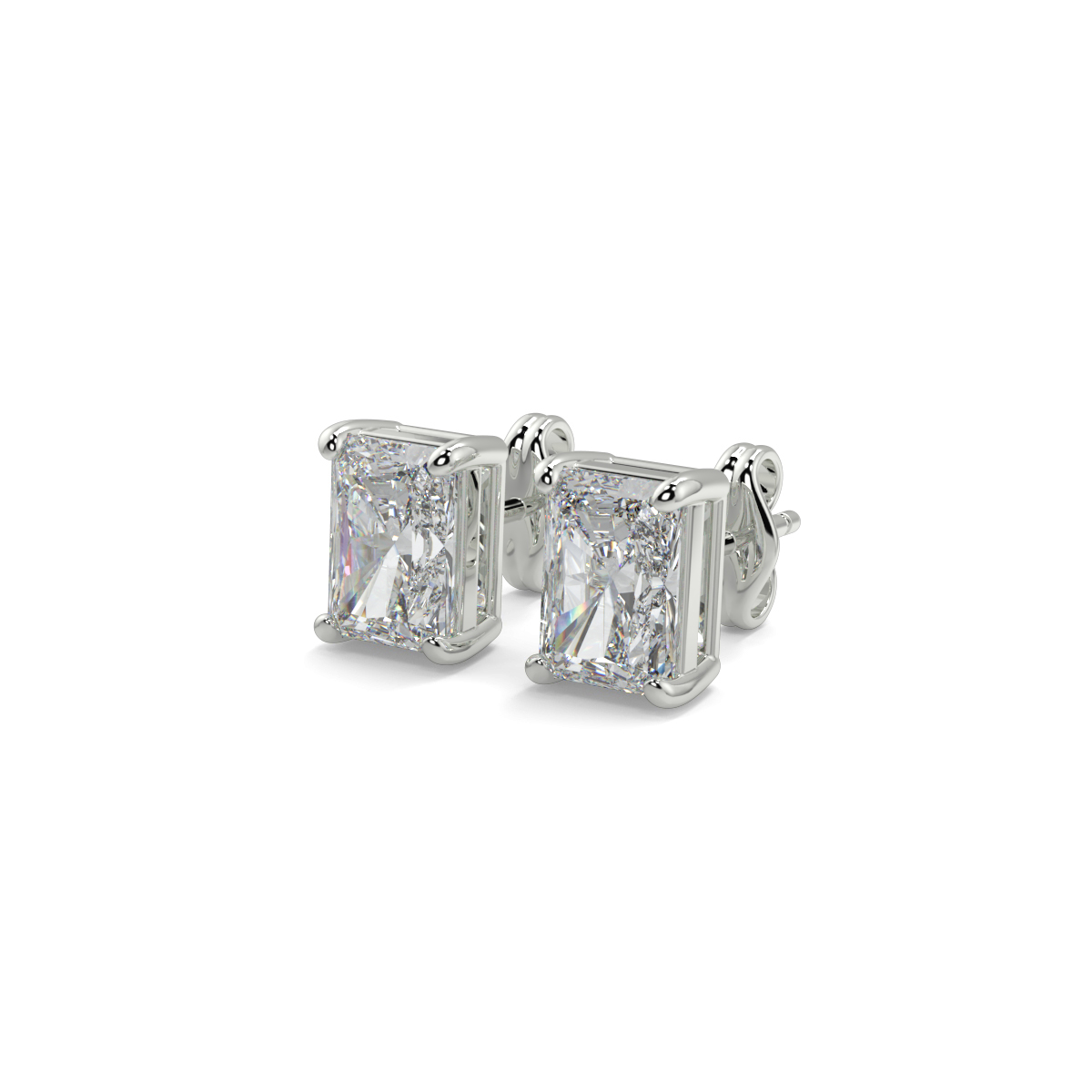 Solitaire Diamond Earrings