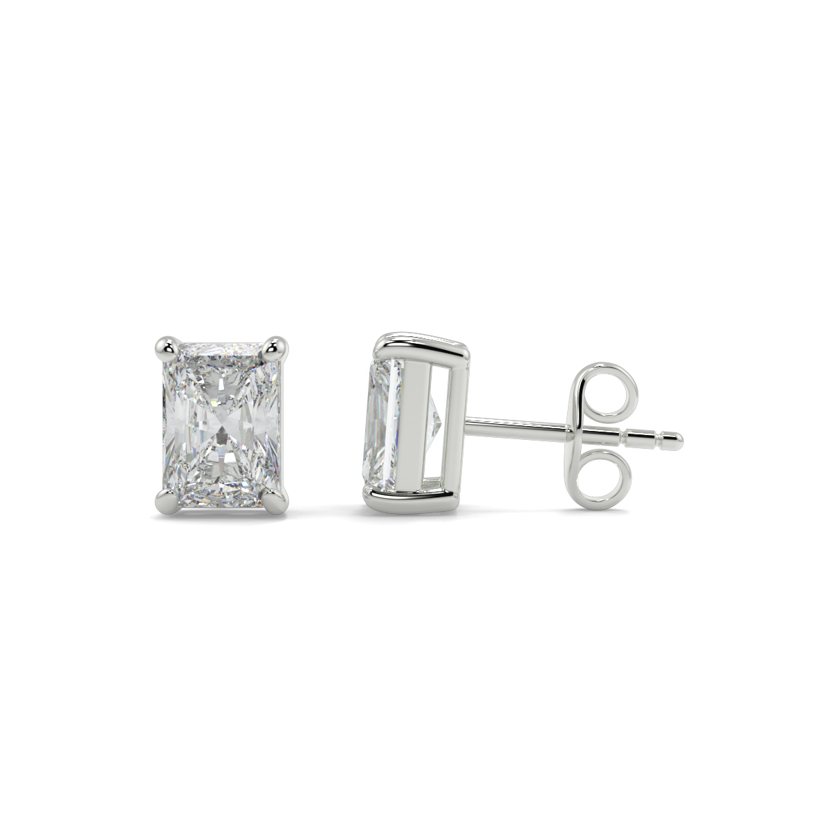 Solitaire Diamond Earrings