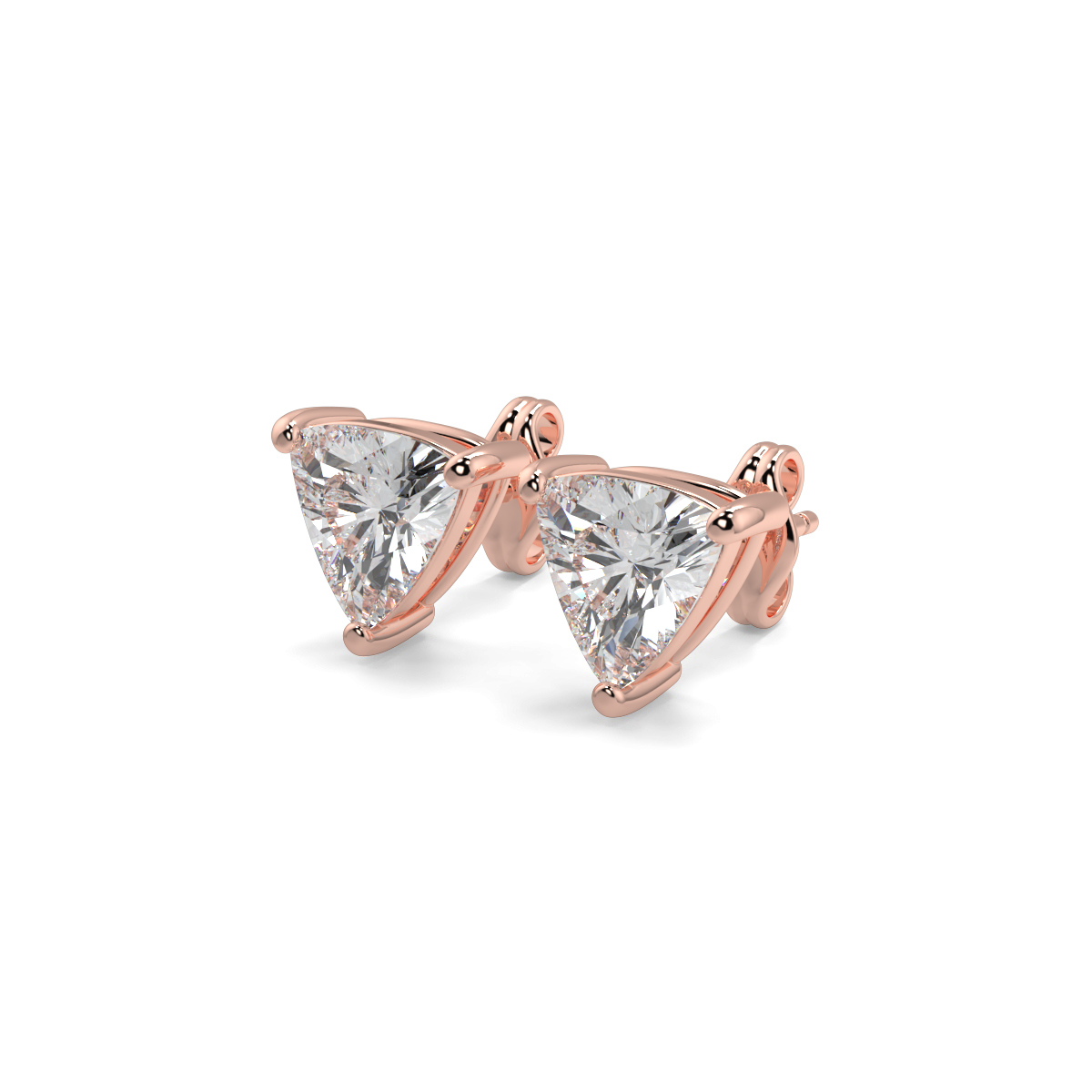 Solitaire Diamond Earrings