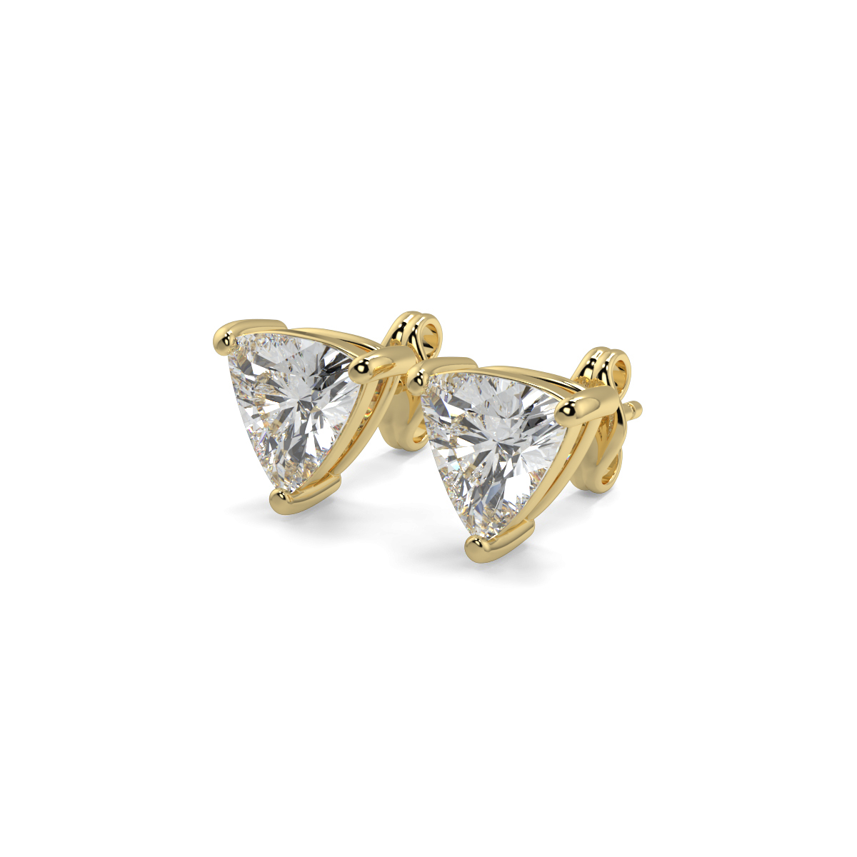 Solitaire Diamond Earrings