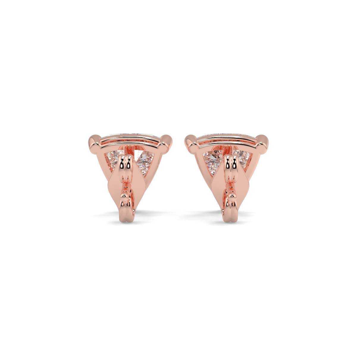Solitaire Diamond Earrings