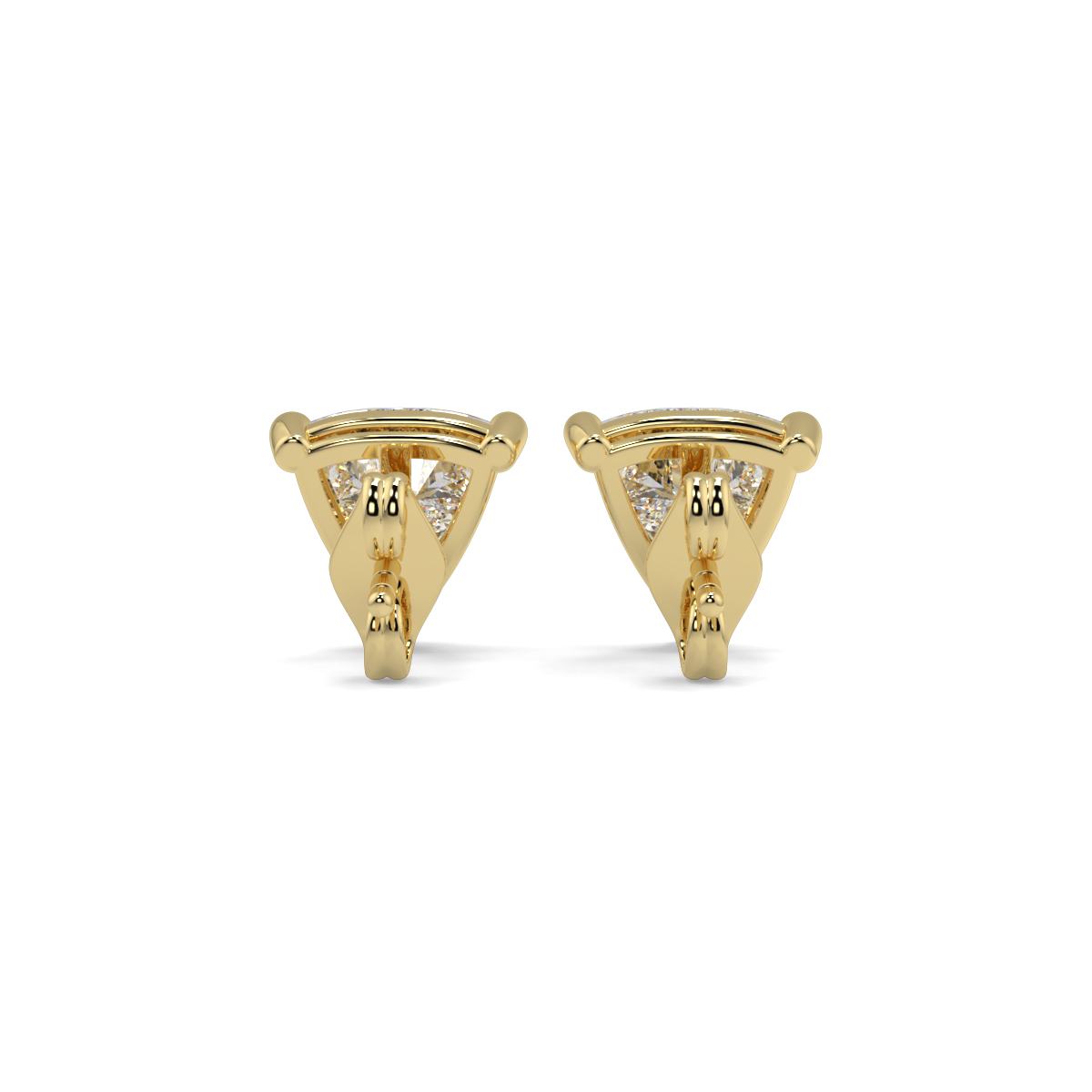 Solitaire Diamond Earrings