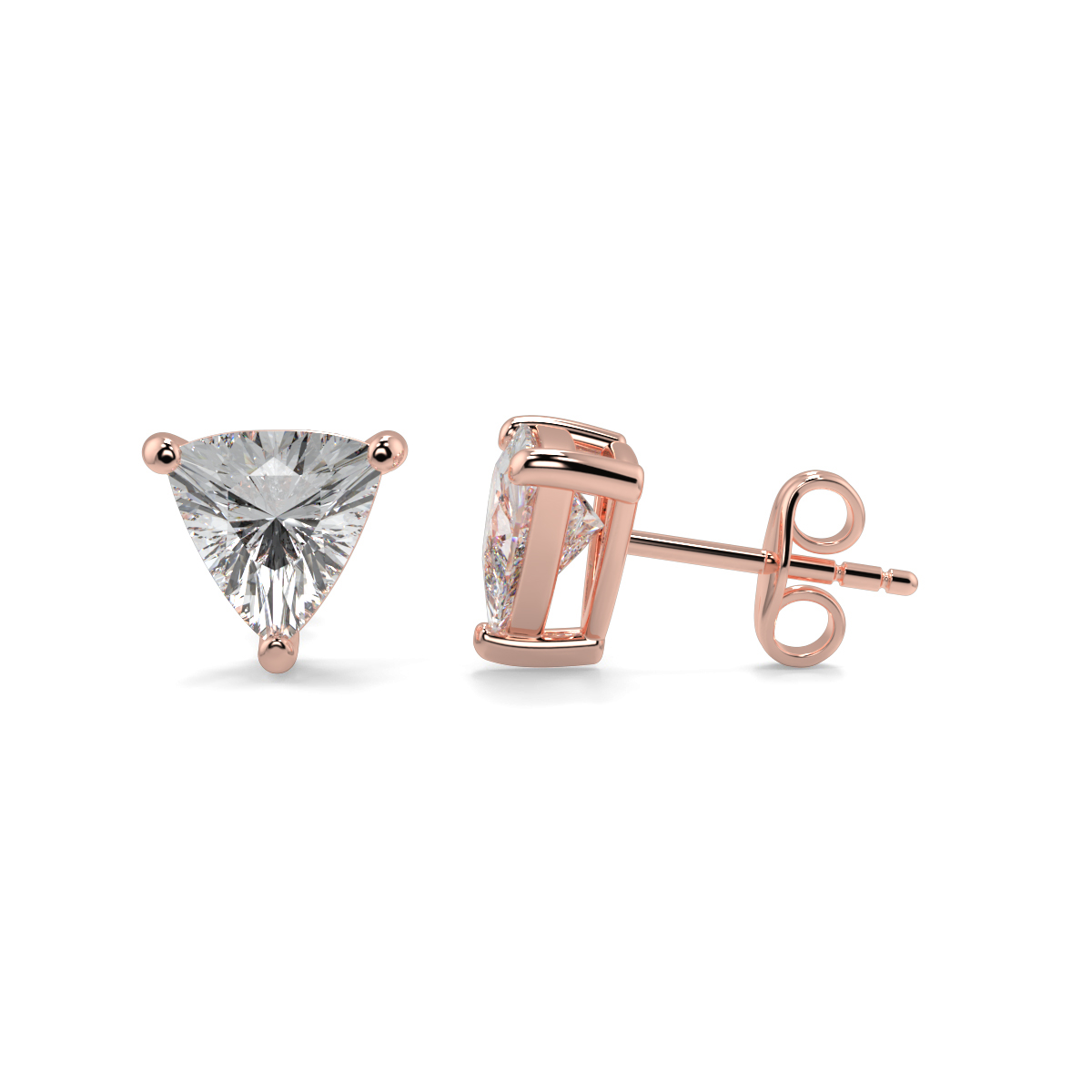 Solitaire Diamond Earrings