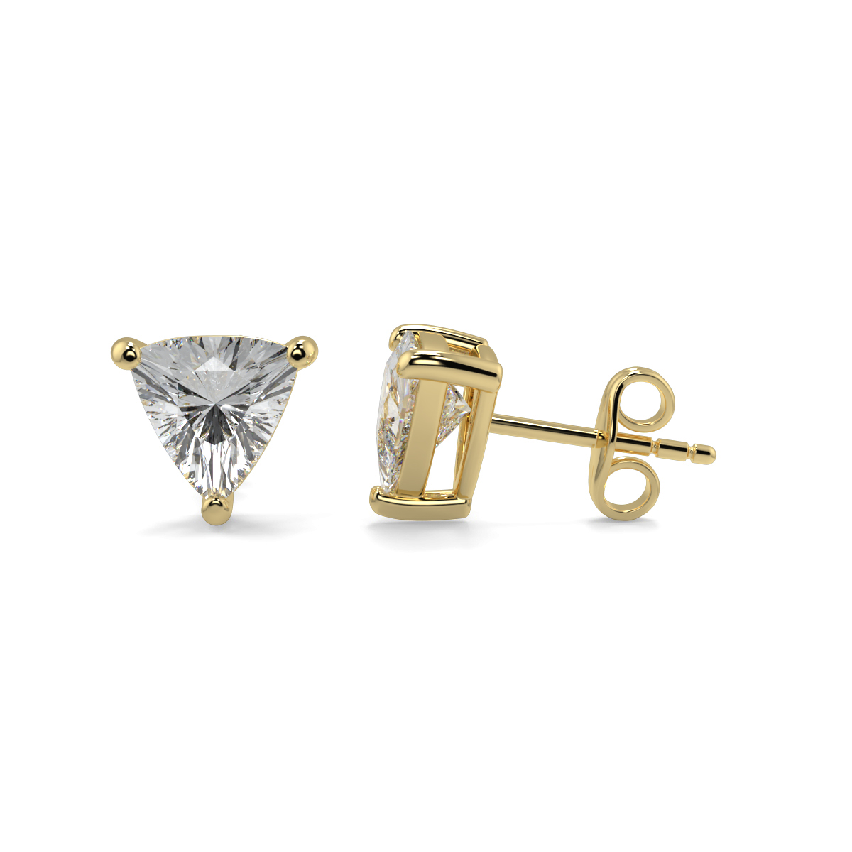 Solitaire Diamond Earrings