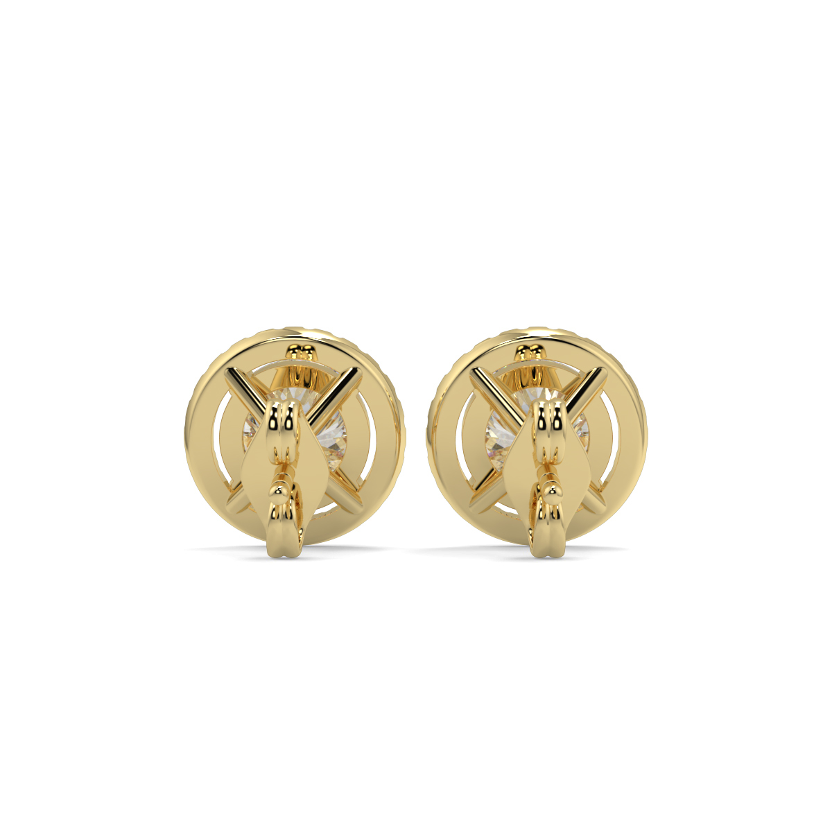 Halo Diamond Earrings