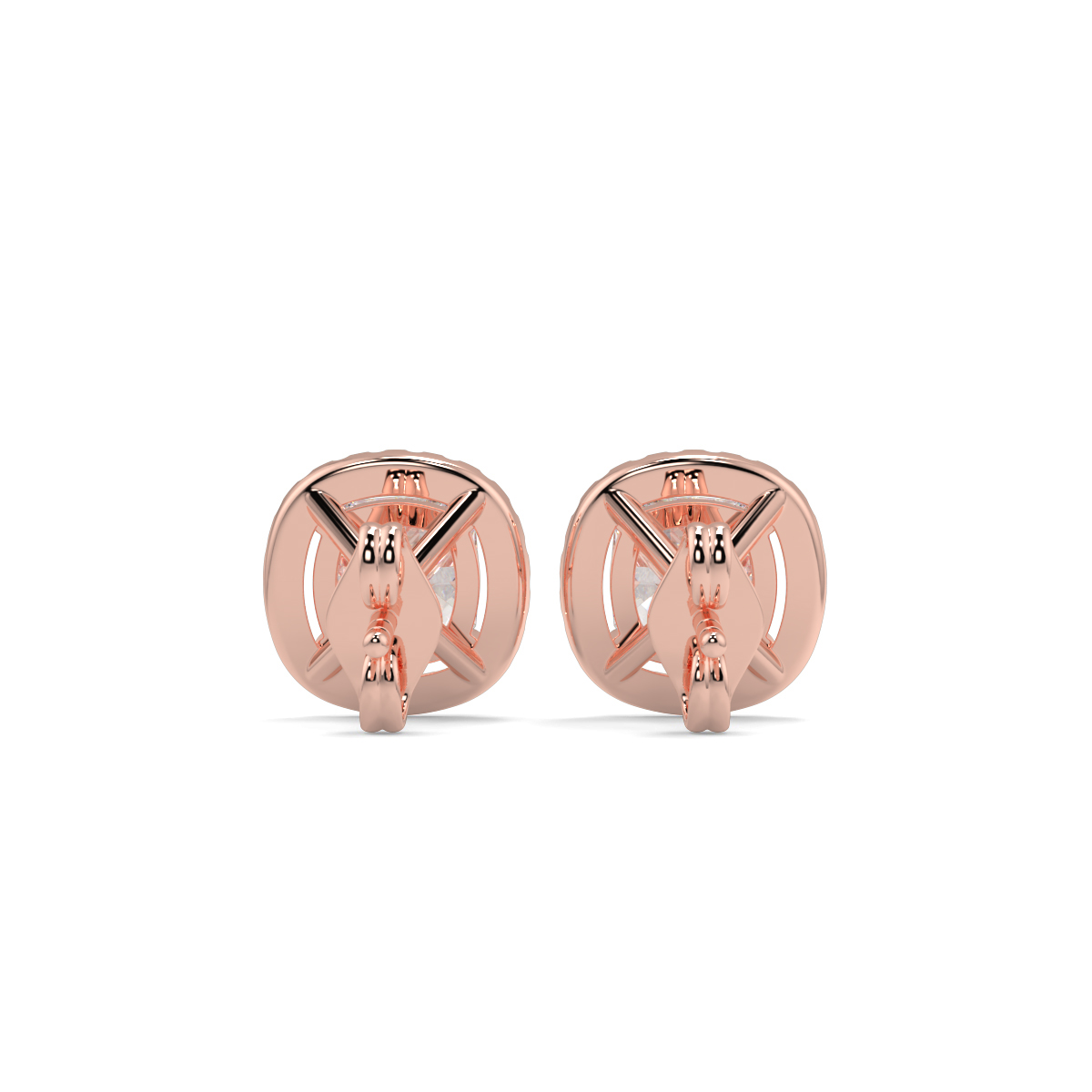 Halo Diamond Earrings