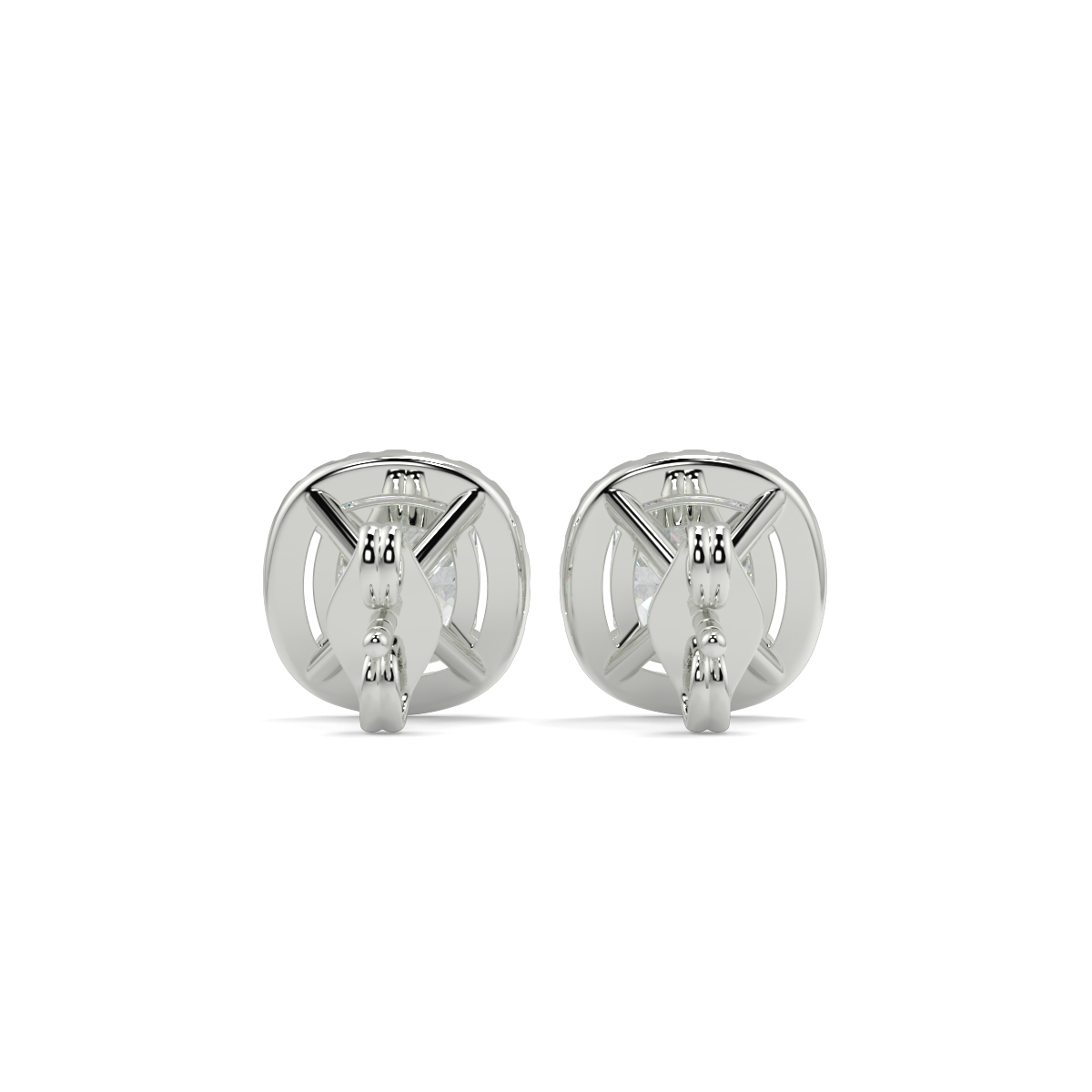 Halo Diamond Earrings