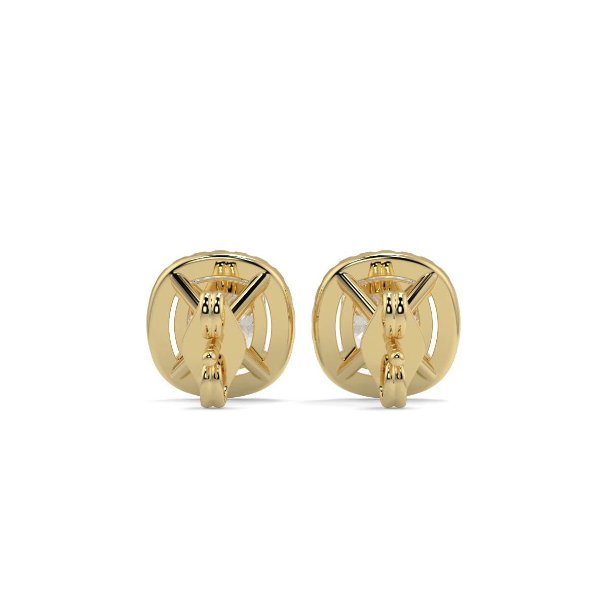 Halo Diamond Earrings