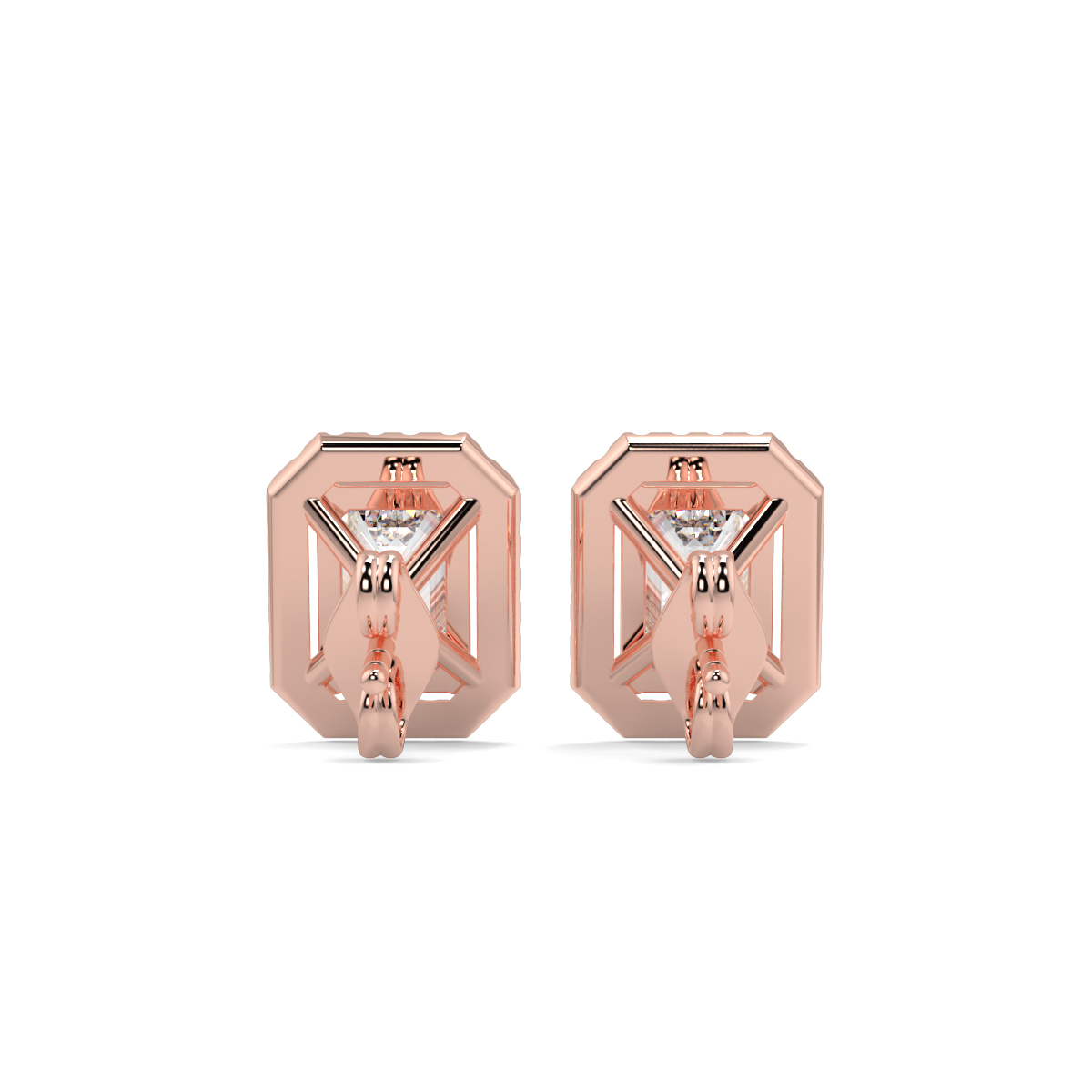 Halo Diamond Earrings