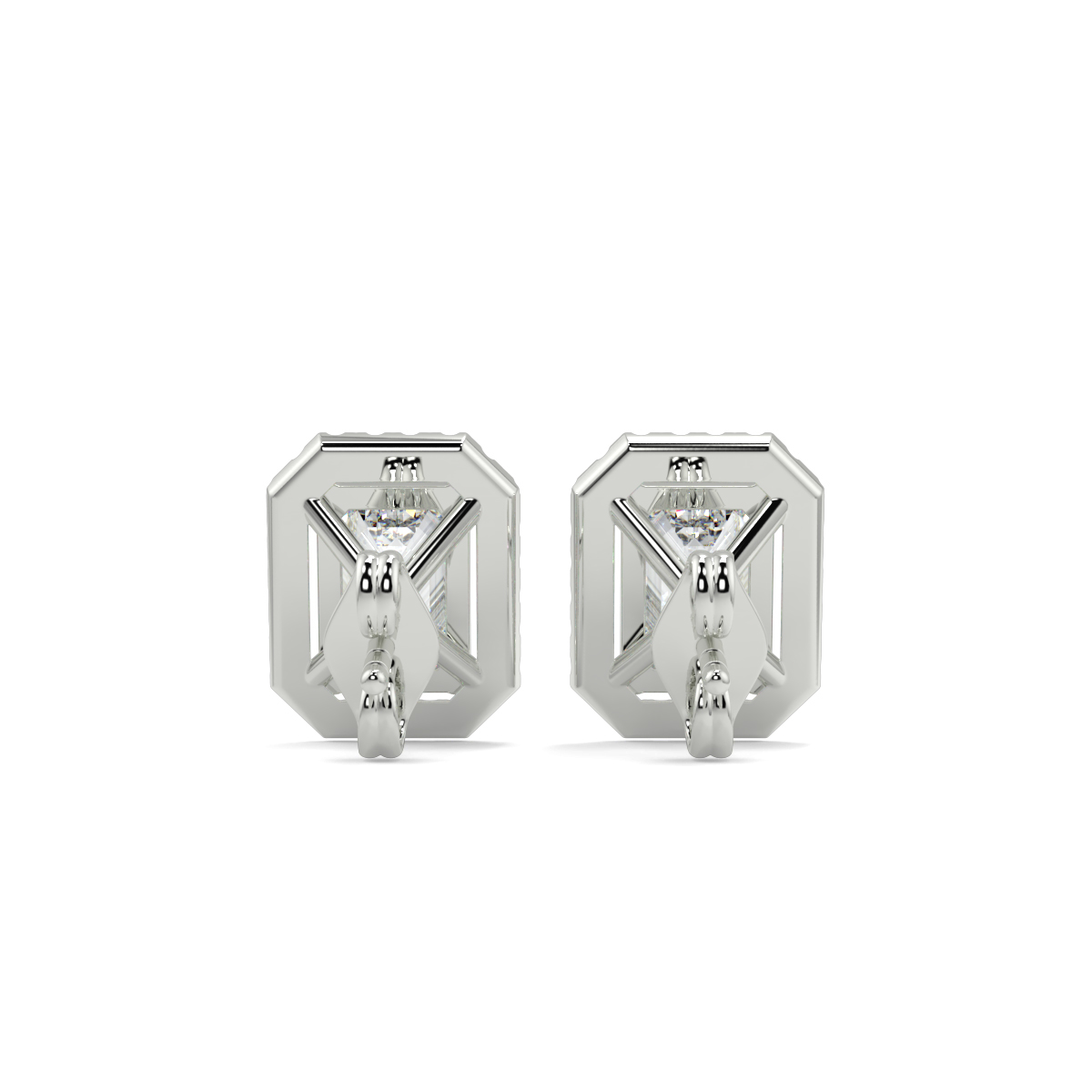 Halo Diamond Earrings