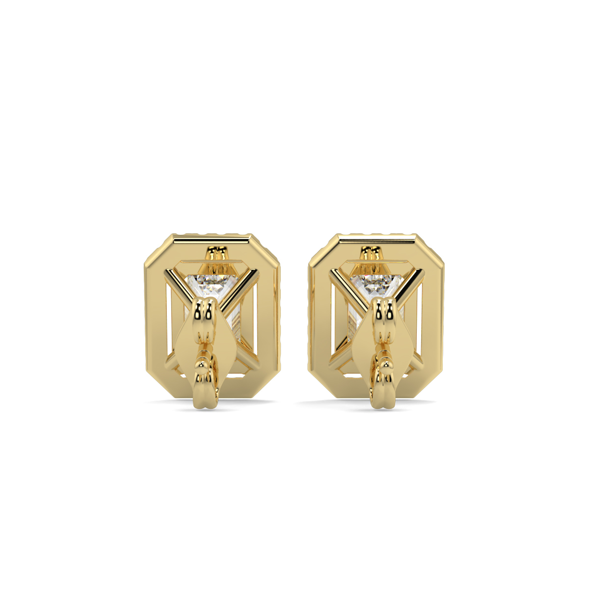 Halo Diamond Earrings