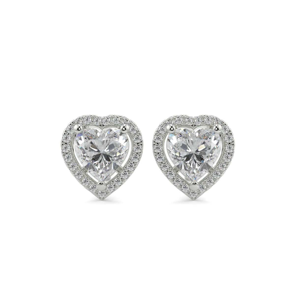 Halo Diamond Earrings