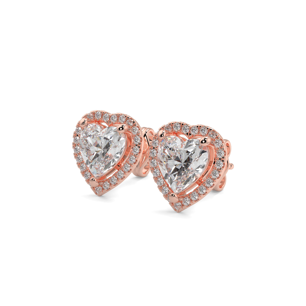 Halo Diamond Earrings