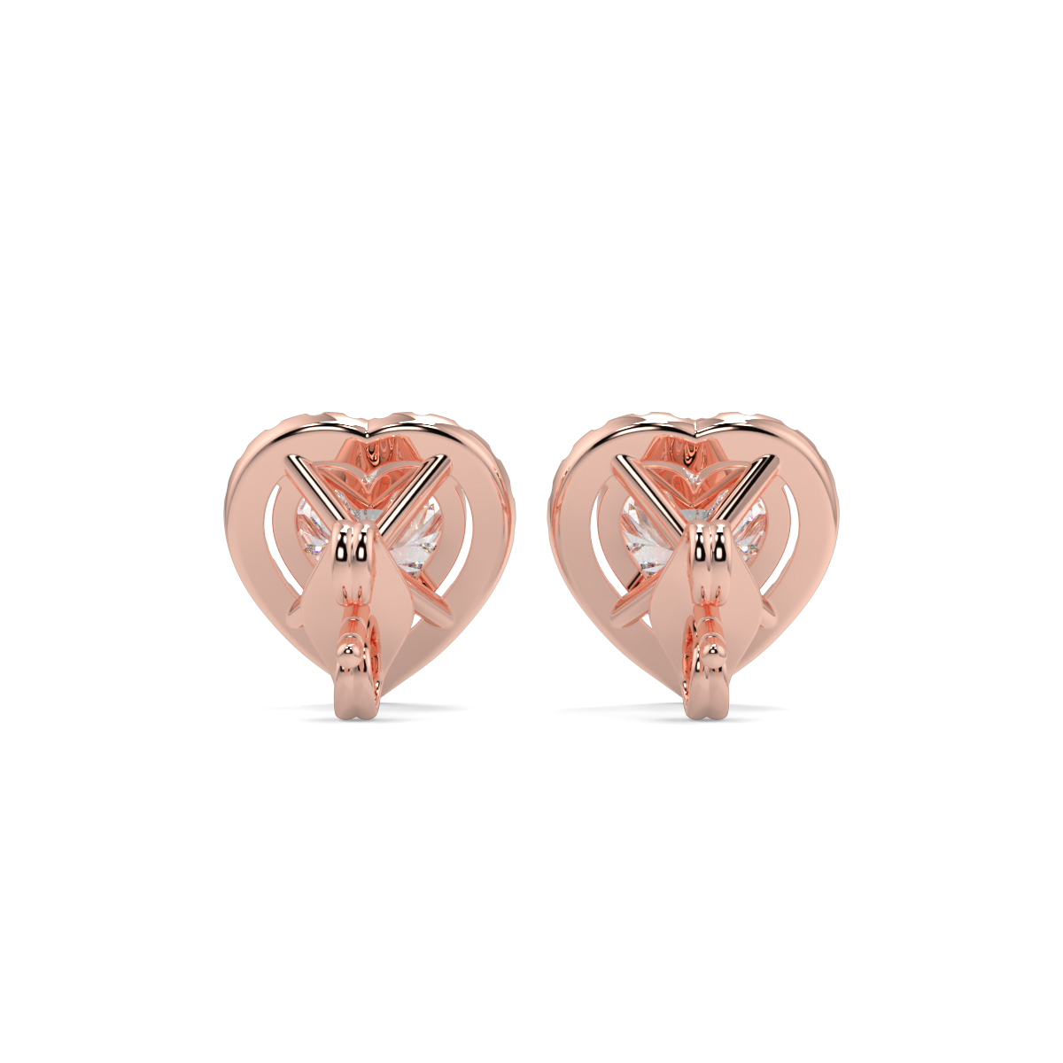 Halo Diamond Earrings