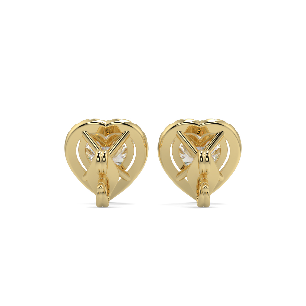 Halo Diamond Earrings
