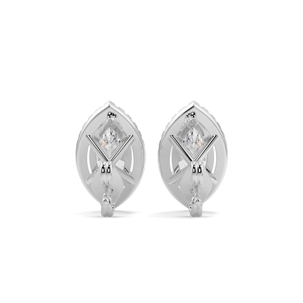 Halo Diamond Earrings