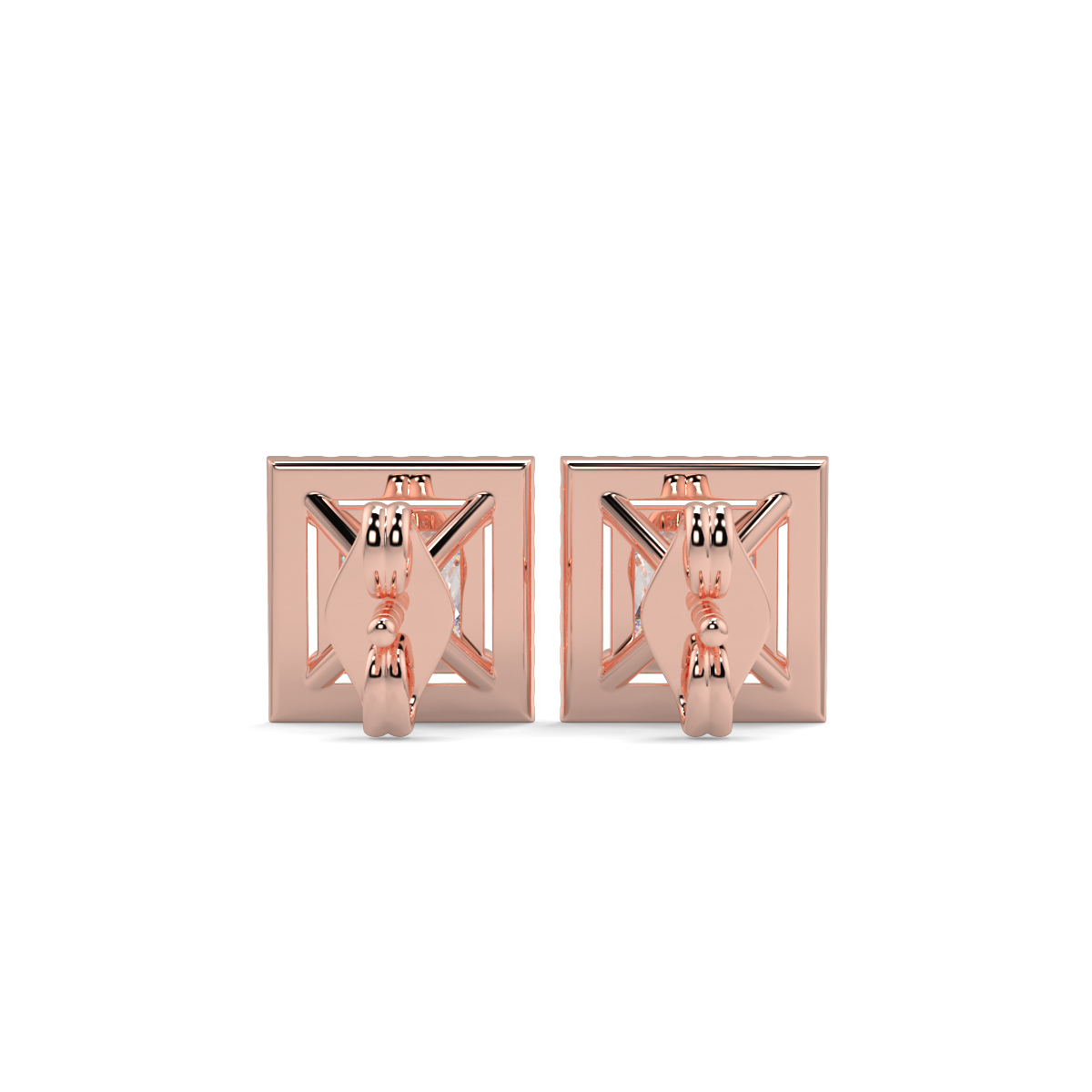 Halo Diamond Earrings
