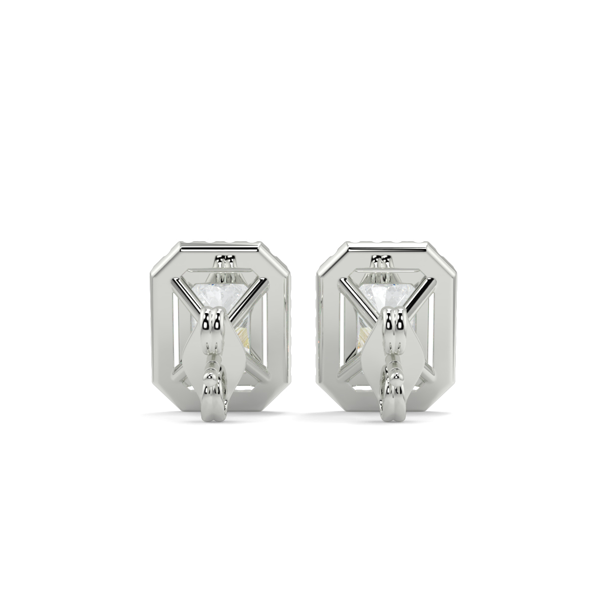 Halo Diamond Earrings