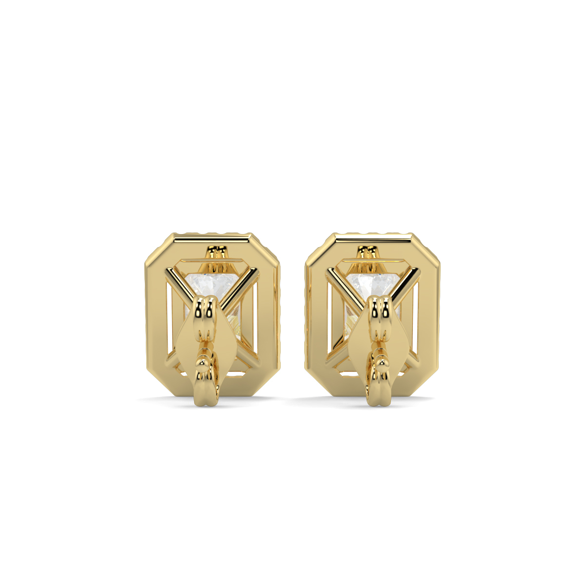 Halo Diamond Earrings