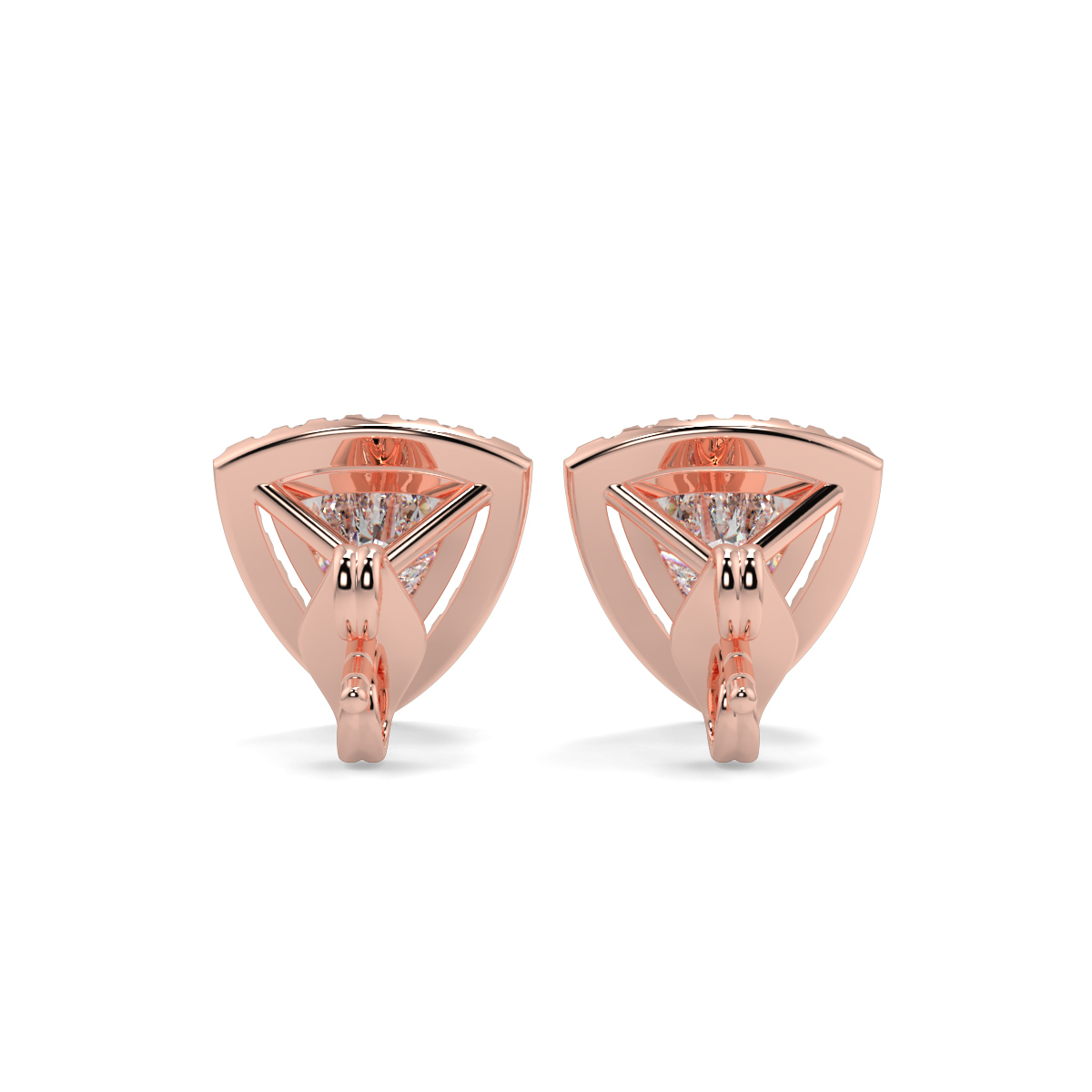 Halo Diamond Earrings