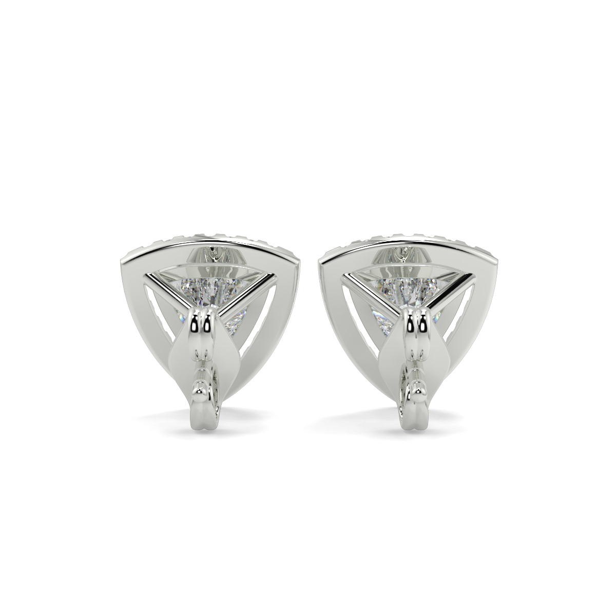 Halo Diamond Earrings