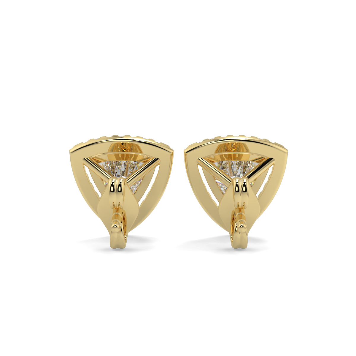 Halo Diamond Earrings