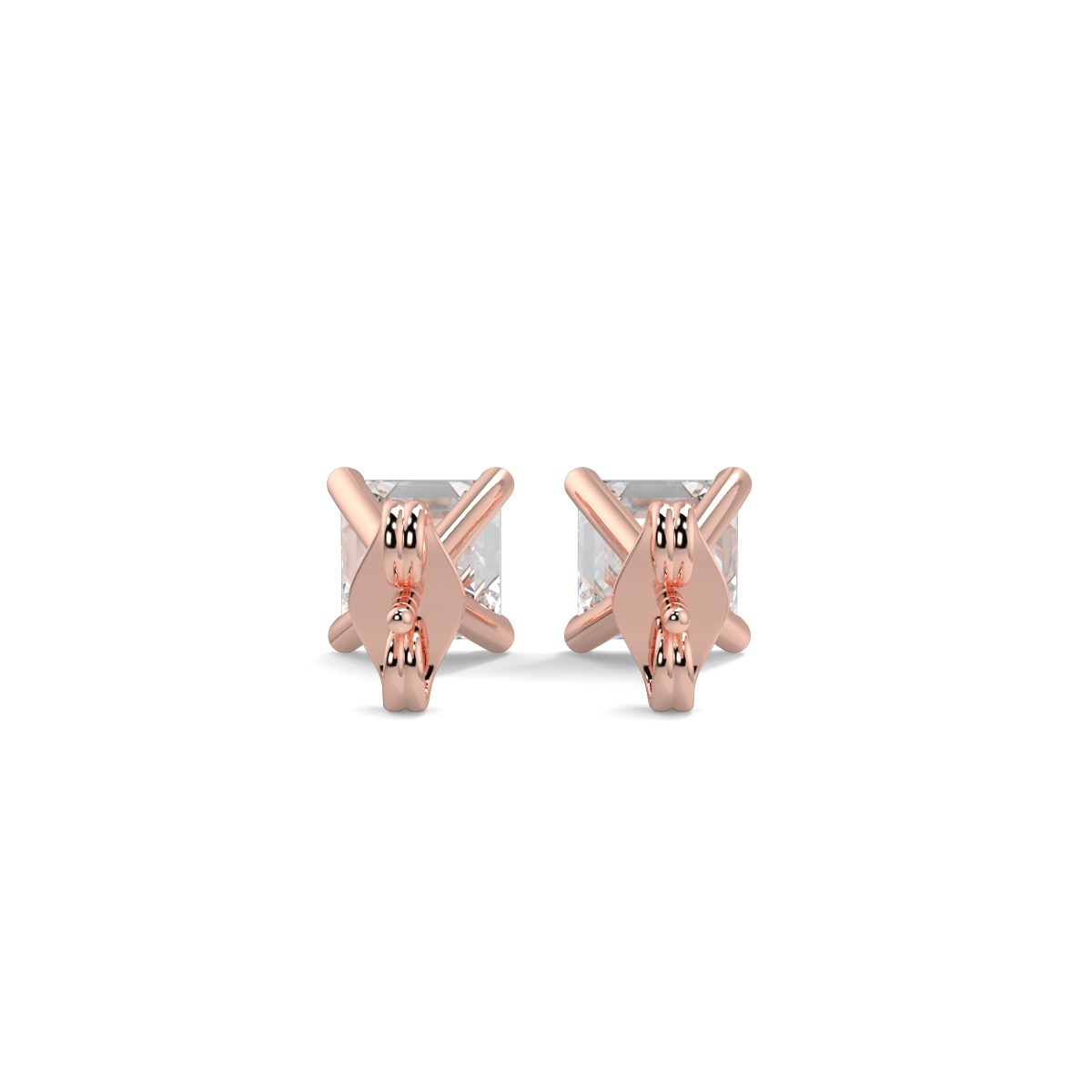 Solitaire Diamond Earrings