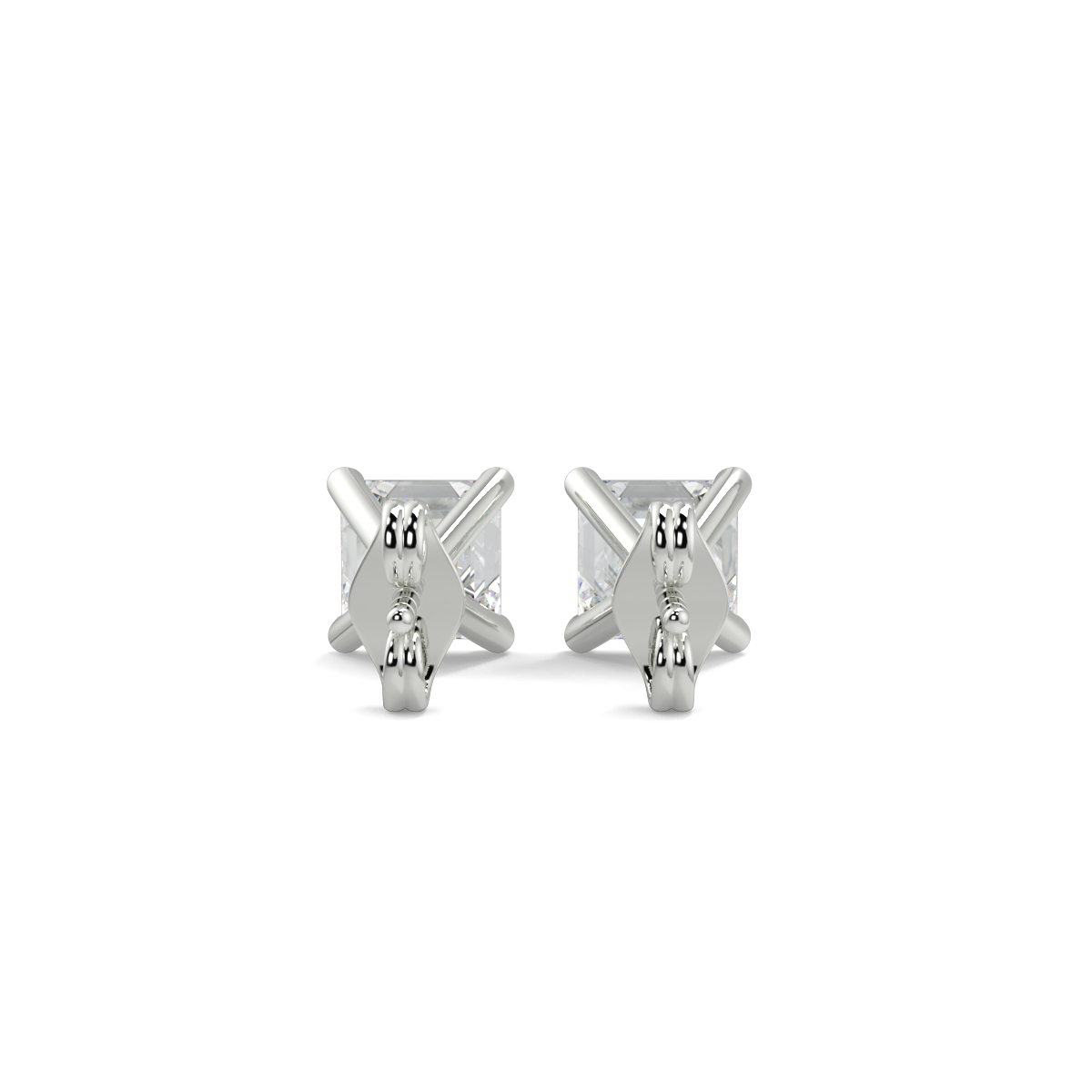 Solitaire Diamond Earrings