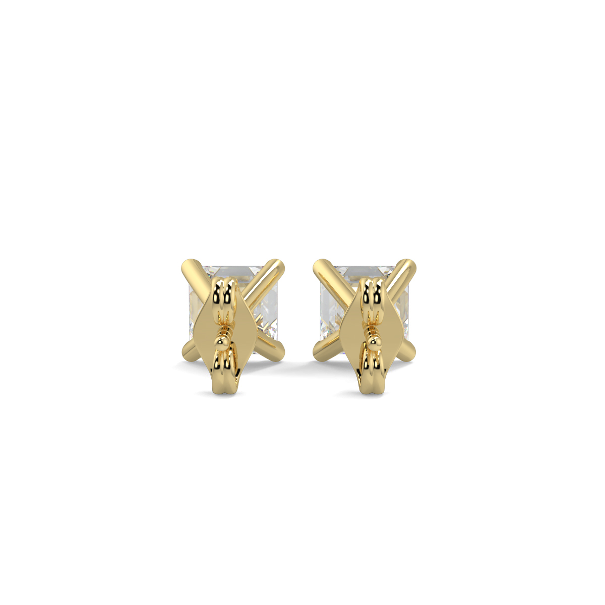 Solitaire Diamond Earrings