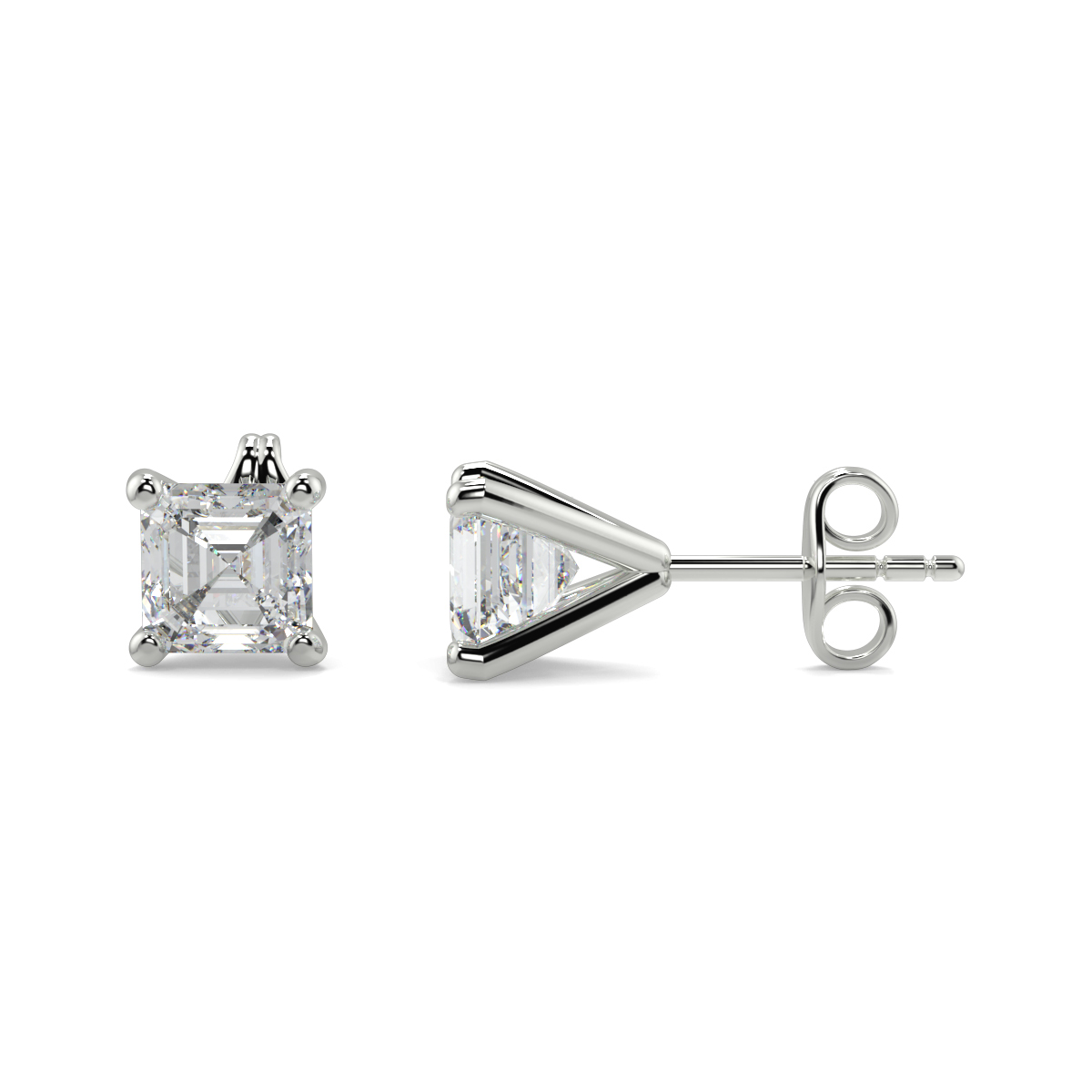 Solitaire Diamond Earrings