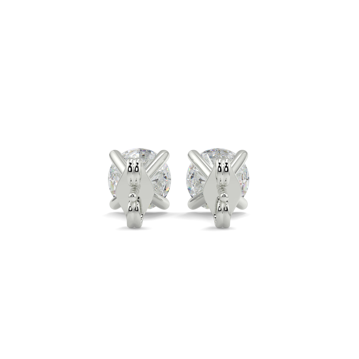 Solitaire Diamond Earrings