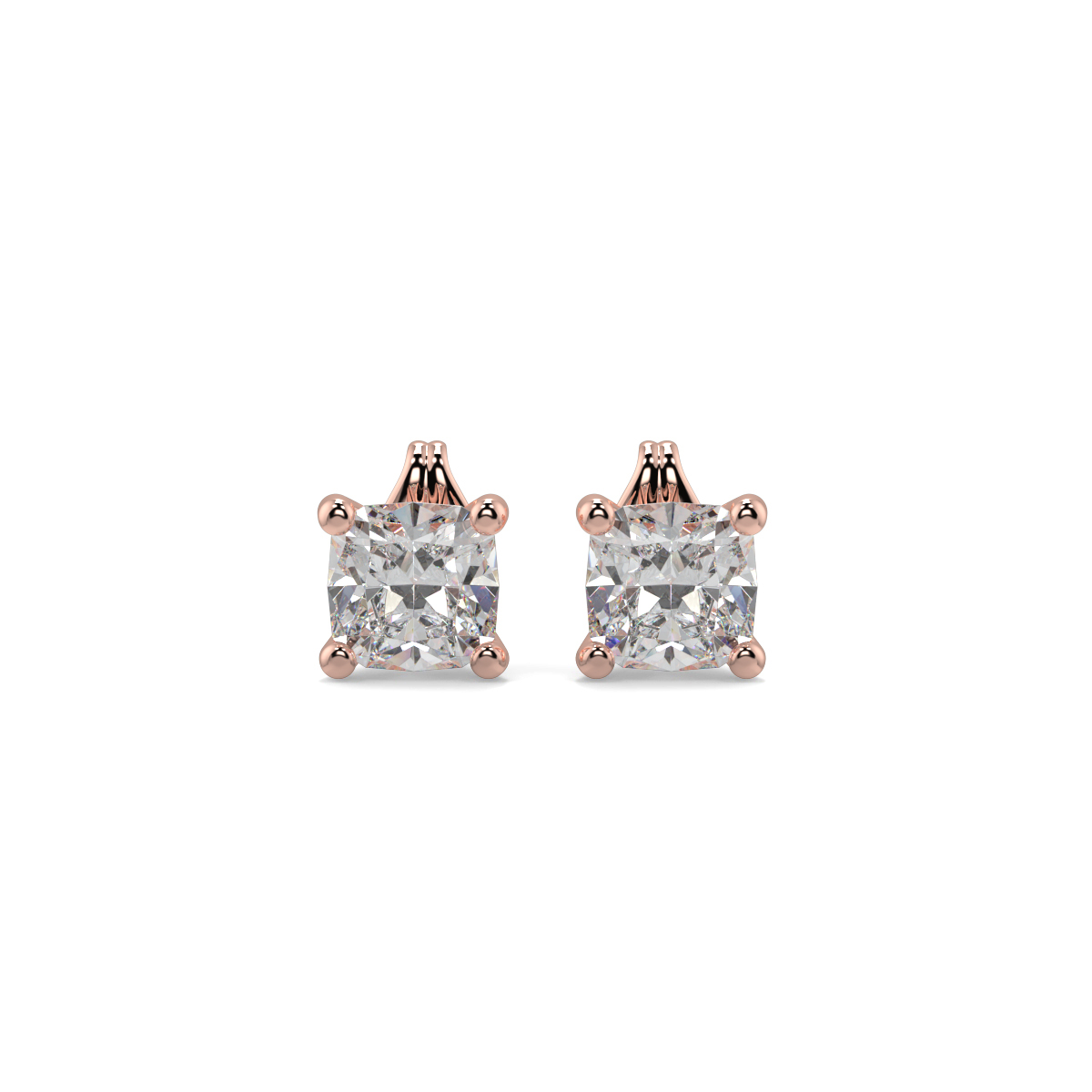 Solitaire Diamond Earrings