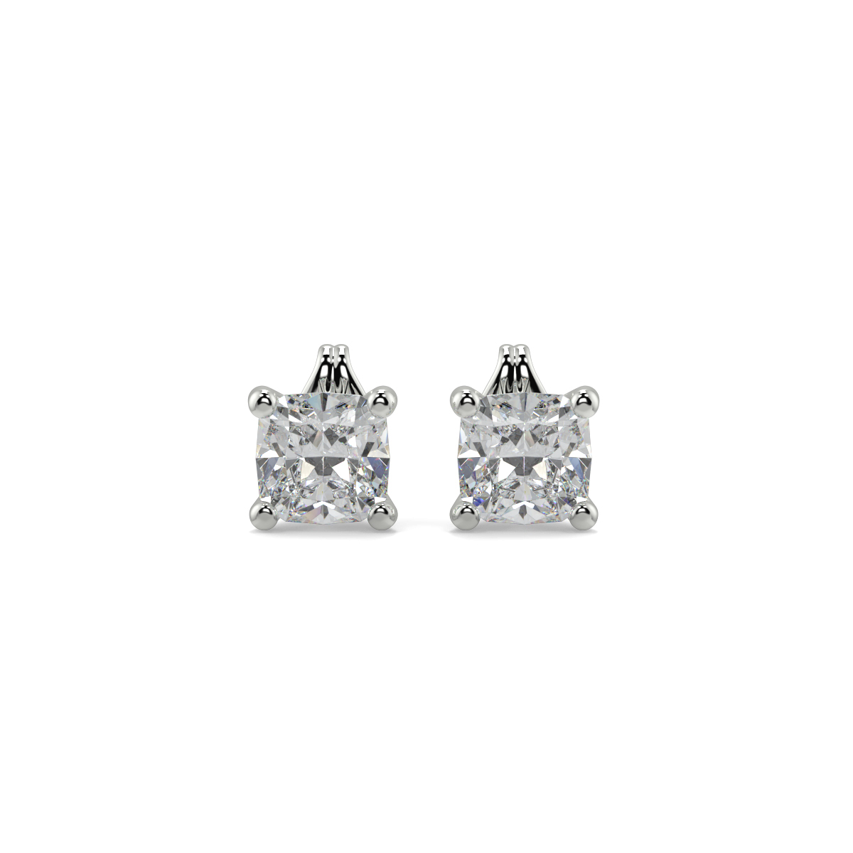 Solitaire Diamond Earrings