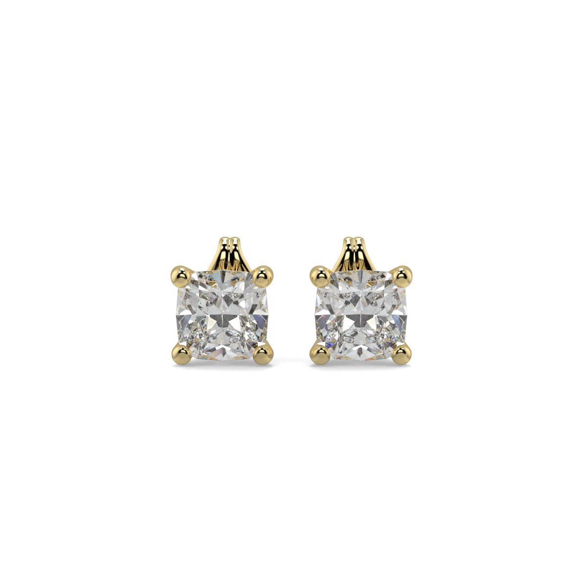 Solitaire Diamond Earrings