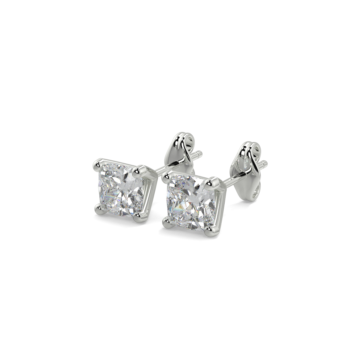 Solitaire Diamond Earrings