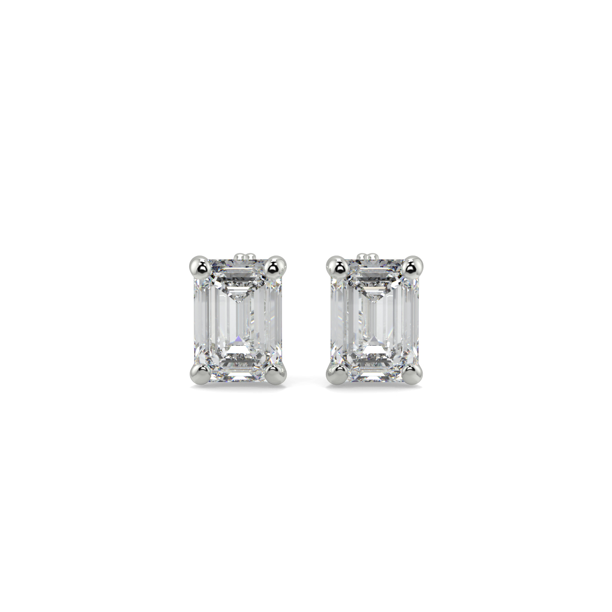 Solitaire Diamond Earrings