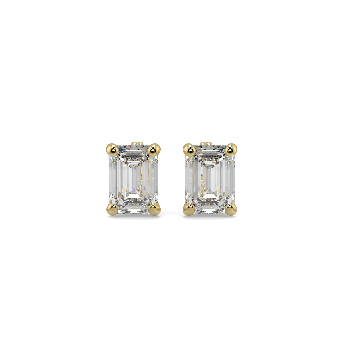 Solitaire Diamond Earrings