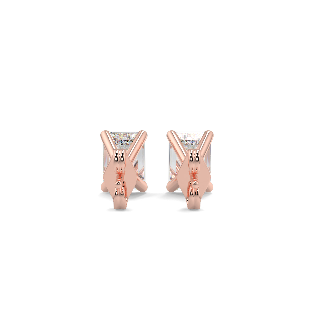 Solitaire Diamond Earrings