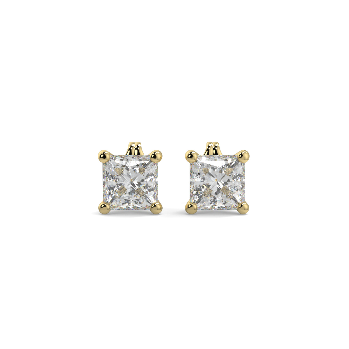 Solitaire Diamond Earrings