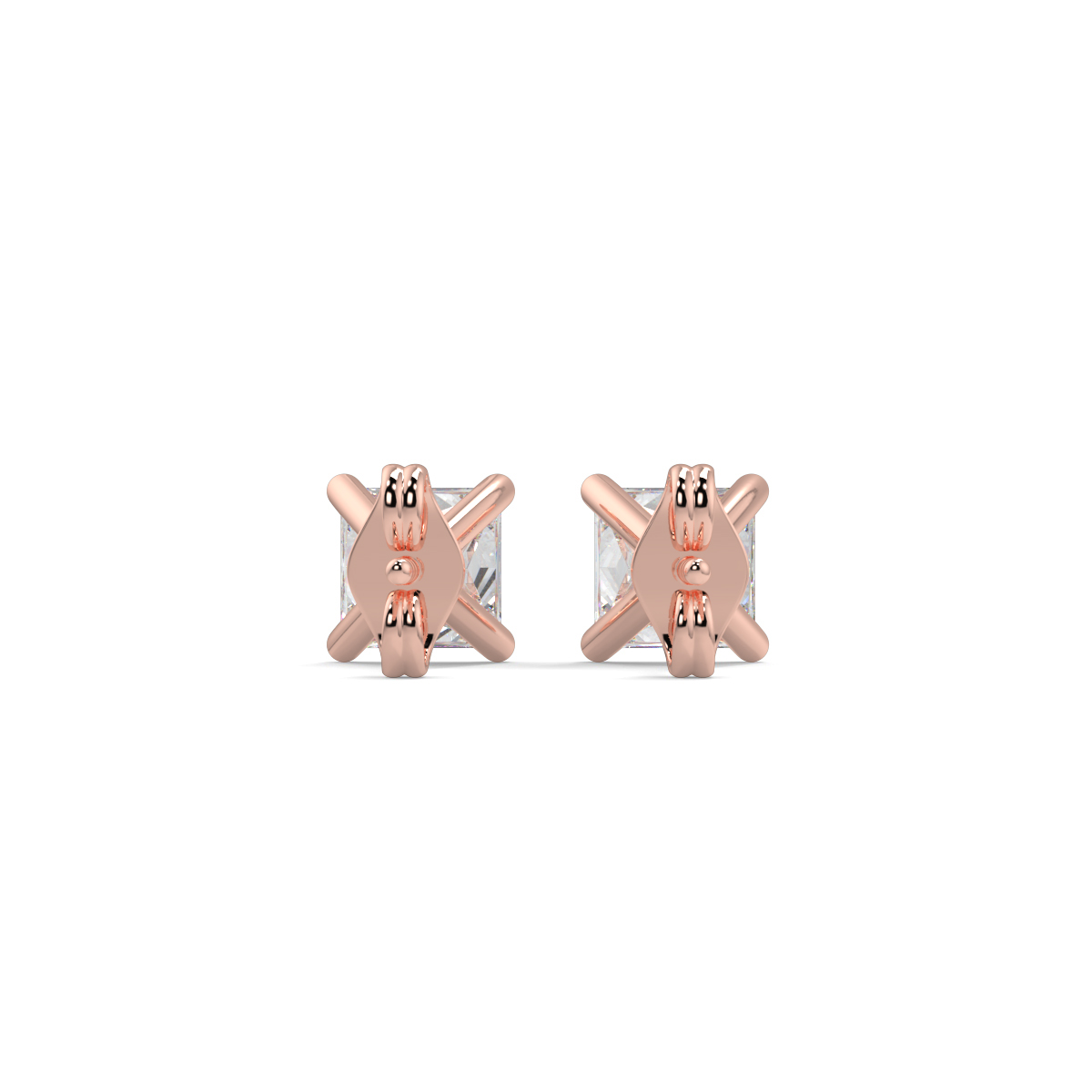 Solitaire Diamond Earrings