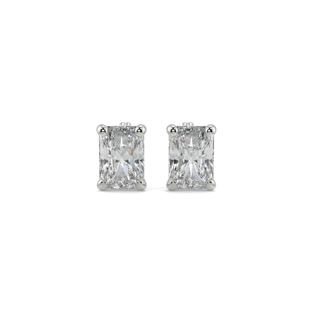 Solitaire Diamond Earrings