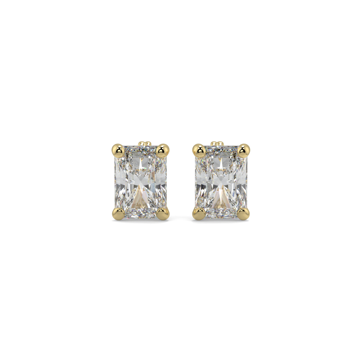 Solitaire Diamond Earrings