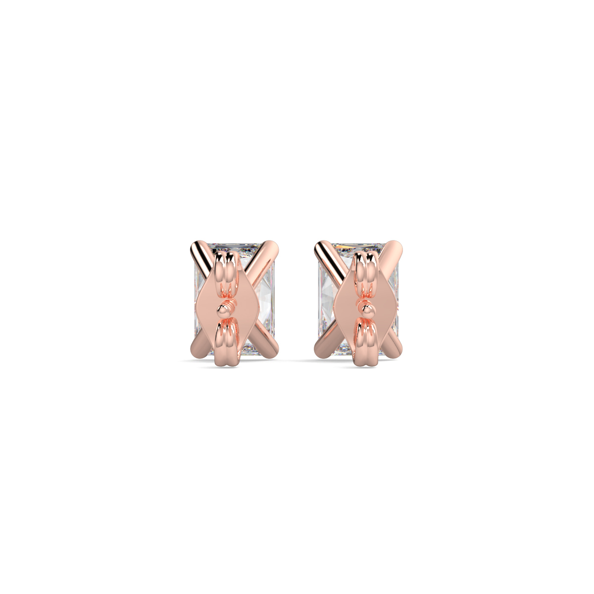 Solitaire Diamond Earrings