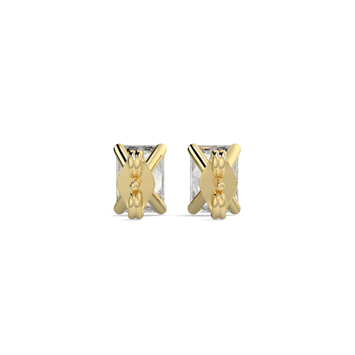 Solitaire Diamond Earrings
