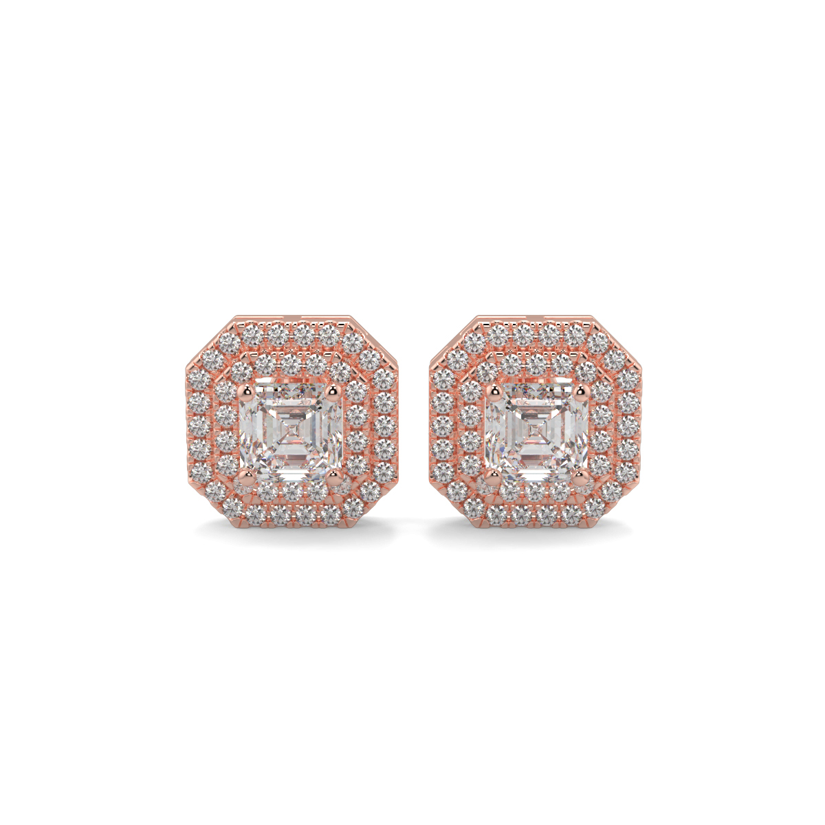 Solitaire Diamond Earrings