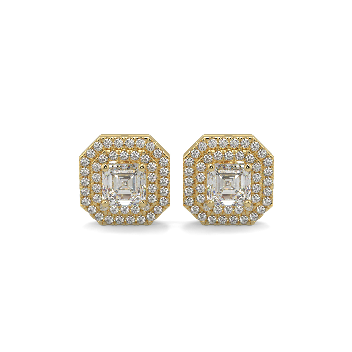Solitaire Diamond Earrings