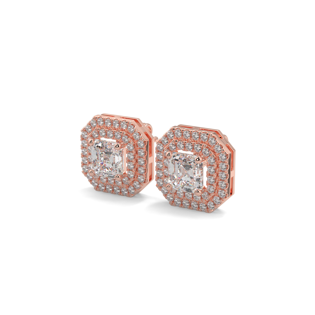 Solitaire Diamond Earrings